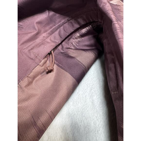 The North Face Venture 2 Rain Jacket XXL Maroon Abstract Print Waterproof Hooded - Picture 9 of 13